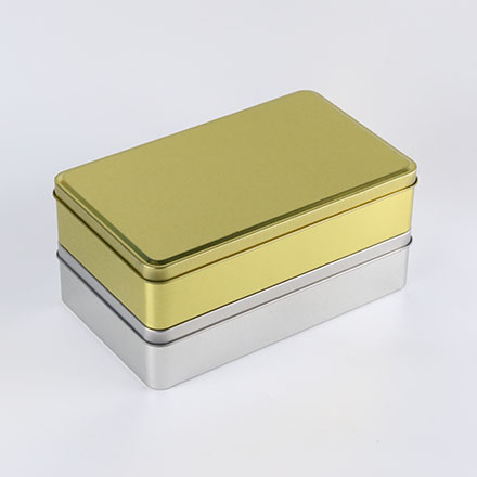 Design Color Square & Rectangle Tin With Lid