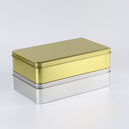 Design Color Square & Rectangle Tin With Lid