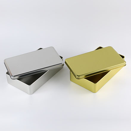 Design Color Square & Rectangle Tin With Lid
