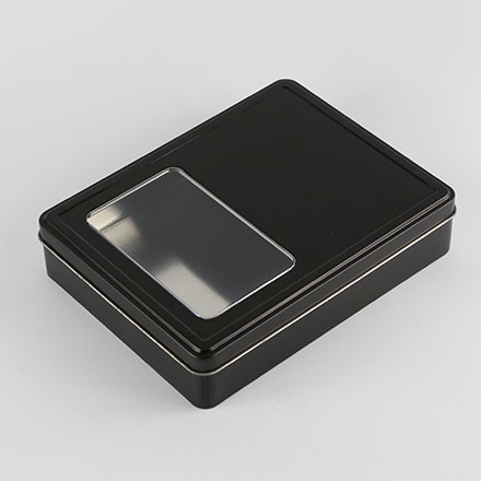 Design Color Window Tin With Lid