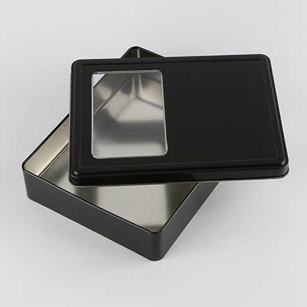 Design Color Window Tin With Lid