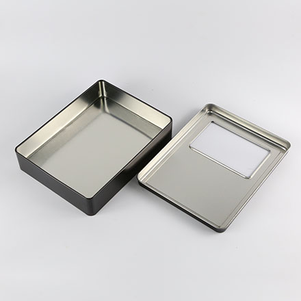 Design Color Window Tin With Lid