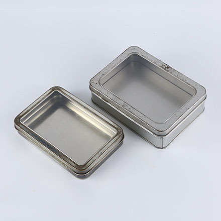 Design Color Window Tin With Lid